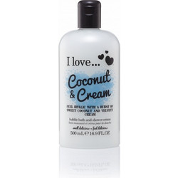 I Love Coconut & Cream Bubble Κρεμώδες Αφρόλουτρο 500ml
