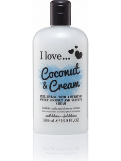 I Love Coconut & Cream Bubble Κρεμώδες Αφρόλουτρο 500ml