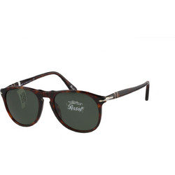 Persol PO9649S 24/31 Ανδρικά Γυαλιά Ηλίου Aviator Κοκάλινα Ταρταρούγα με Μαύρο Polarized Φακό