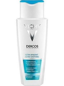 Vichy Dercos Ultra Apaisant Soothing Normal Oily Hair Σαμπουάν για Προστασία Χρώματος για Λιπαρά & Βαμμένα Μαλλιά 200ml
