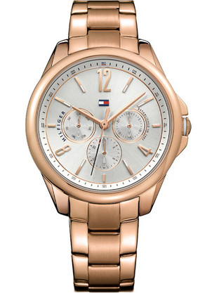 Tommy Hilfiger Γυναικείο Ρολόι με Ροζ Χρυσό Μεταλλικό Μπρασελέ 1781824