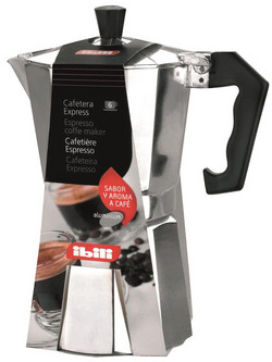 Ibili 610903 Μπρίκι Espresso 3Cups Inox