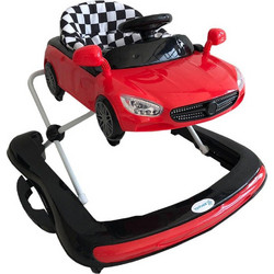 Bebe Stars Racing Star 4 in 1 Στράτα με Μουσική Μαύρη Κόκκινη