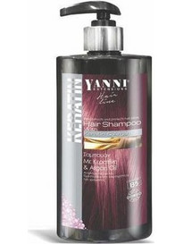 Yanni Extensions Keratin & Argan Oil Σαμπουάν Κερατίνης για Επανόρθωση για Ξηρά & Βαμμένα Μαλλιά 500ml
