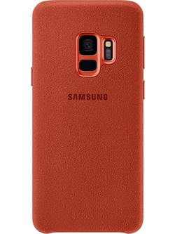 Samsung Alcantara Cover Red (Galaxy S9)