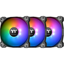 Thermaltake Pure Plus 12 Radiator Fan TT Premium Edition Case Fan 120mm RGB με Σύνδεση 4-Pin PWM 3τμχ