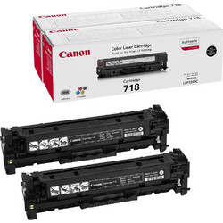 Canon 718 Black Toner 2pcs