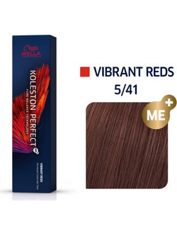 Wella Koleston Perfect Me+ Vibrant Reds 5/41 Καστανό Ανοιχτό Κόκκινο Σαντρέ Μόνιμη Βαφή Μαλλιών 60ml