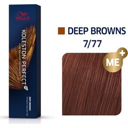 Wella Koleston Perfect Me+ Deep Browns 7/77 Ξανθό Καφέ Έντονο Μόνιμη Βαφή Μαλλιών 60ml
