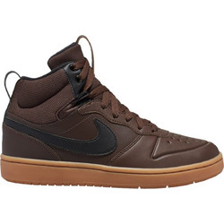 Nike Court Borough MID 2 Παιδικά Sneakers Μποτάκια Σοκολατί BQ5440-200
