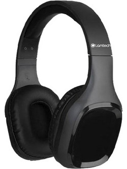 Lamtech LAM020960 Ασύρματα Bluetooth Ακουστικά On Ear Μαύρα