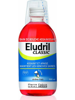 Eludril Classic Στοματικό Διάλυμα Κατά της Πλάκας της Ουλίτιδας & της Περιοδοντίτιδας 500ml