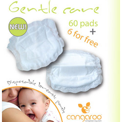 Cangaroo Gentle Care Επιθέματα Στήθους 66τμχ