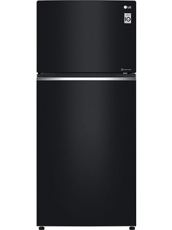 LG GTB744BMBZD Δίπορτο Ψυγείο 506lt Full No Frost Υ180xΠ78xΒ70cm Μαύρο