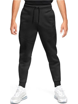 Nike Sportswear Tech Fleece Ανδρικό Παντελόνι Φόρμας Fleece με Λάστιχο Μαύρο CU4495-010