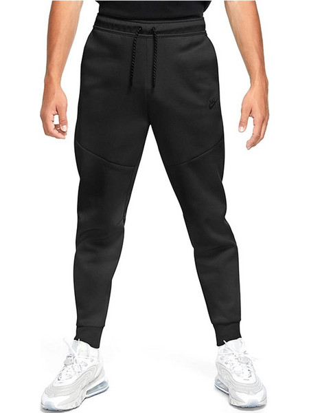 Nike Sportswear Tech Fleece Ανδρικό Παντελόνι Φόρμας Fleece με Λάστιχο Μαύρο CU4495-010