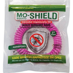 Menarini Mo-Shield Εντομοαπωθητικό Βραχιόλι Ροζ 1τμχ