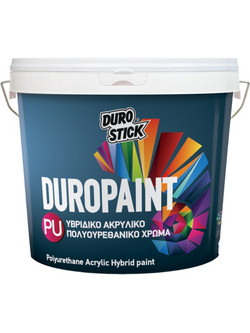 Durostick Duropaint PU Ακρυλικό Χρώμα Εξωτερικού Χώρου Λευκό 10lt