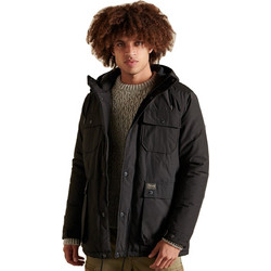 Superdry Mountain M5011124A-02A Ανδρικό Μπουφάν Χειμωνιάτικο Παρκά Μαύρο