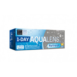 Amvis Aqualens Refresh Ημερήσιοι Φακοί Επαφής Σιλικόνης Υδρογέλης 30τμχ