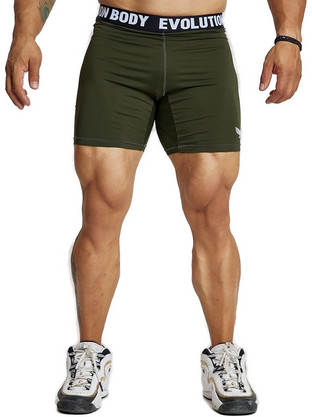 Evolution Body Ανδρικό Κολάν Ποδηλατικό Χακί EVO-FIT 2561