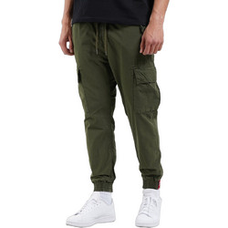 Alpha Industries Ανδρικό Παντελόνι Cargo Joggers Slim Εφαρμογή Χακί 116201-142