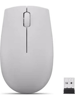 Lenovo 300 Ασύρματο Ποντίκι Arctic Grey