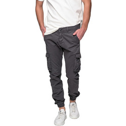 Ben Tailor Roots Ανδρικό Παντελόνι Cargo Joggers Ελαστικό Κανονική Εφαρμογή Ανθρακί BENT.0581