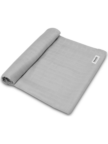 Lionelo Swaddle Κουβέρτα Αγκαλιάς 120x120 Γκρι