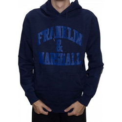 Franklin & Marshall Ανδρικό Φούτερ με Κουκούλα & Τσέπες Navy Μπλε JM5220.000.2004P01-219