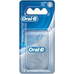 Oral-B Ανταλλακτικά Μεσοδόντια Βουρτσάκια 12τμχ + Διάφανη Θήκη
