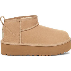 UGG Παιδικά Μποτάκια Μπεζ Suede 1157791K-SAN