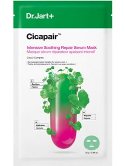 Dr.Jart+ Cicapair Intensive Soothing Repair Sheet Μάσκα Προσώπου για Ενυδάτωση 25gr