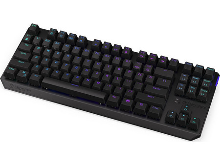 Endorfy Thock Ασύρματο Μηχανικό Gaming Πληκτρολόγιο TenKeyLess με Kailh BOX Διακόπτες RGB Black