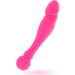 Intense Fun Rick Dual με Βεντούζα 18cm Ροζ