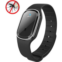 Smart Ultrasonic Mosquito Repellent Εντομοαπωθητικό Βραχιόλι Black