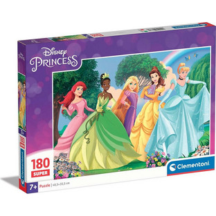 Παιδικό Puzzle Clementoni Super Color Disney Πριγκίπισσες 180 Κομμάτια