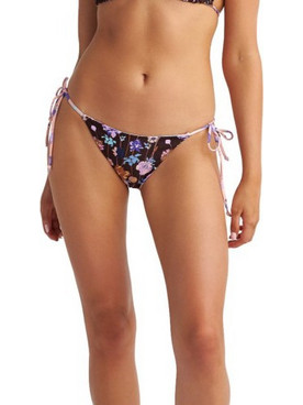BLU4U Bikini Slip Floral Σοκολατί Πολύχρωμο 24365173-10