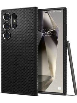 Spigen Liquid Air Back Cover Matte Black (Samsung Galaxy S24 Ultra)