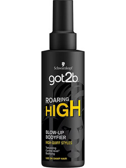 Schwarzkopf got2b Roaring High Blow Up Bodyfier Σπρέι Μαλλιών για Όγκο 150ml