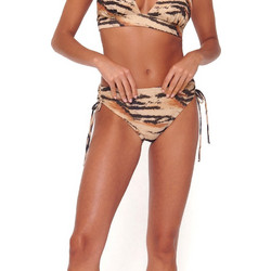 Bluepoint Ψηλόμεσο Bikini Slip Animal Print Μπεζ 24065043-19