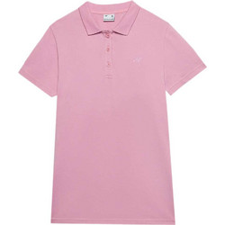 4F Γυναικεία Αθλητική Μπλούζα Polo Ροζ 4FWSS24TPTSF132-56S