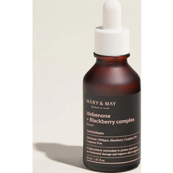 Mary & May Idebenone Blackberry Complex Αντιγηραντικό Ενυδατικό Serum Προσώπου για Λάμψη 30ml