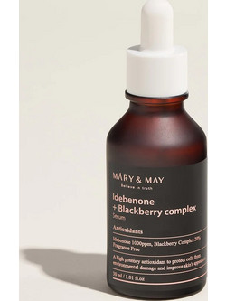 Mary & May Idebenone Blackberry Complex Αντιγηραντικό Ενυδατικό Serum Προσώπου για Λάμψη 30ml