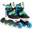 Spokey Joy Inline Αυξομειούμενα Rollers Παιδικά Μπλε