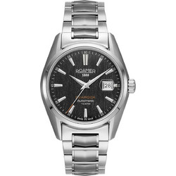 Roamer Searock Ανδρικό Ρολόι Αυτόματο με Ασημί Μεταλλικό Μπρασελέ 210665415520