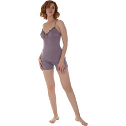 Gsecret Babydoll Καλοκαιρινό Βαμβακερό Μωβ 11229-28414