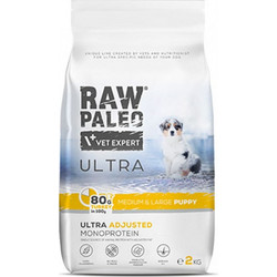 VetExpert Raw Paleo Ultra Medium & Large Puppy Ultra Adjusted Monoprotein with Turkey 10kg