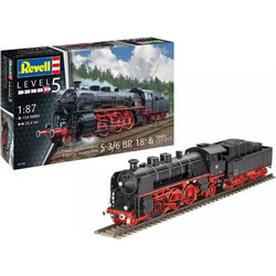 Revell Express Locomotive S3/6 Br18 with Tender Συναρμολογούμενο Πλαστικό Μοντέλο Τρένου 1:87 02168