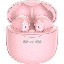 Awei T68 ENC Ακουστικά Bluetooth In Ear Pink